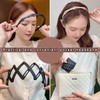 5pcs Retractable Headbands, Spring Wave Foldable Wide Headband, Non-slip, Compact