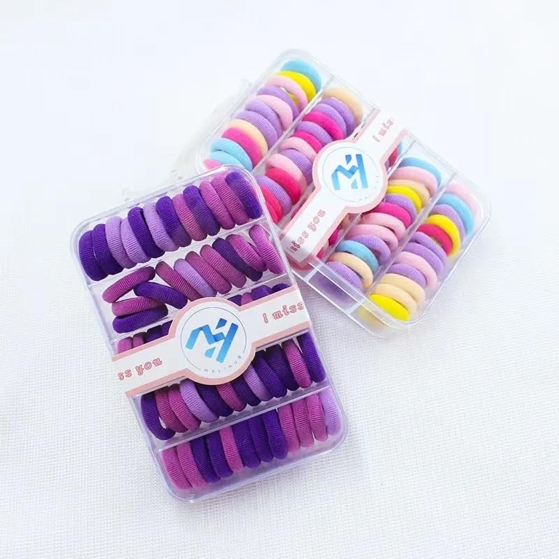 60pcs/box Rubber band baby cute Hair Circle Elastic Good Rope