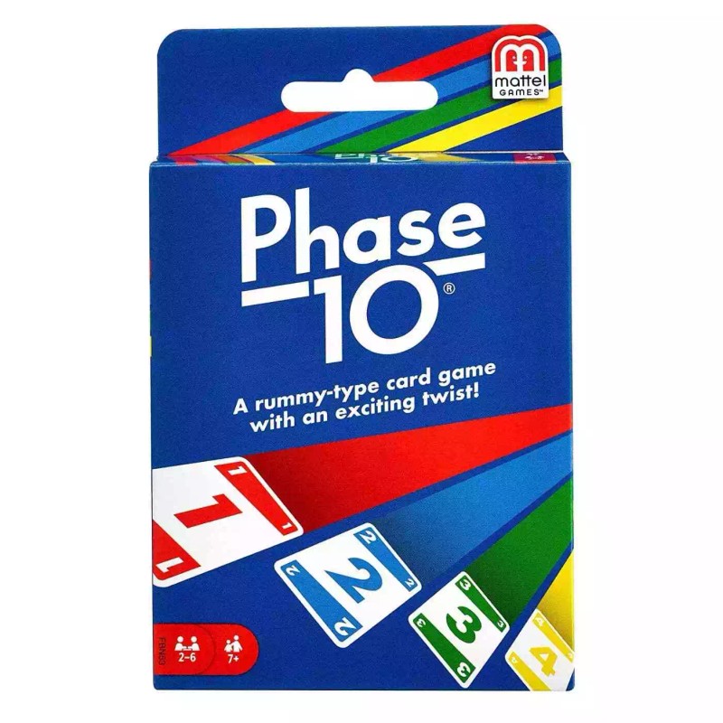 Mattel Phase 10 Card Game by Mattel Rumny with a