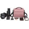 DOMISO SLR DSLR Camera Bag Waterproof Pink