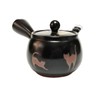 Tokoname Ware Cat Teapot, Parent and Kitten, Black, 9.2 fl