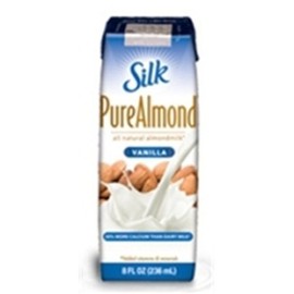 Silk Vanilla Almond Milk, 8-Ounce (Pack of 18)