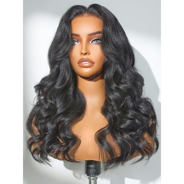 LUVME HAIR Loose Body Wave 5x5 Lace Front Wigs Human
