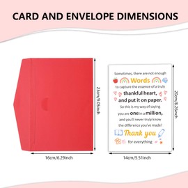 Back to School Gifts for Teacher Appreciation Card Gifts for Women Men Teacher Thank You Cards for Teachers Teacher Retirement Gifts for Women Last Day of School Teacher Cards from Students First Day