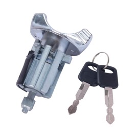 Ignition switch lock cylinder with key, Compatible with Ford 1993-1996 F-150 F-250 F-350 F53 F59, 1992-1995 E-150 E-250 E-350, 1993-1998 Lincoln, 1990-1995 Mercury Replace OE 924-730