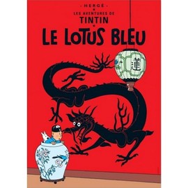 Moulinsart Poster Tintin Album: The Blue Lotus 23300 (40 x 60 cm)