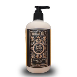 Brillar Bath House Georgia Peaches & Ginger Scented Shimmering Body Lotion, 12 Oz