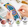 ORIGACH 6 Set Mandala Pattern Cross Stitch Bookmark Kit for