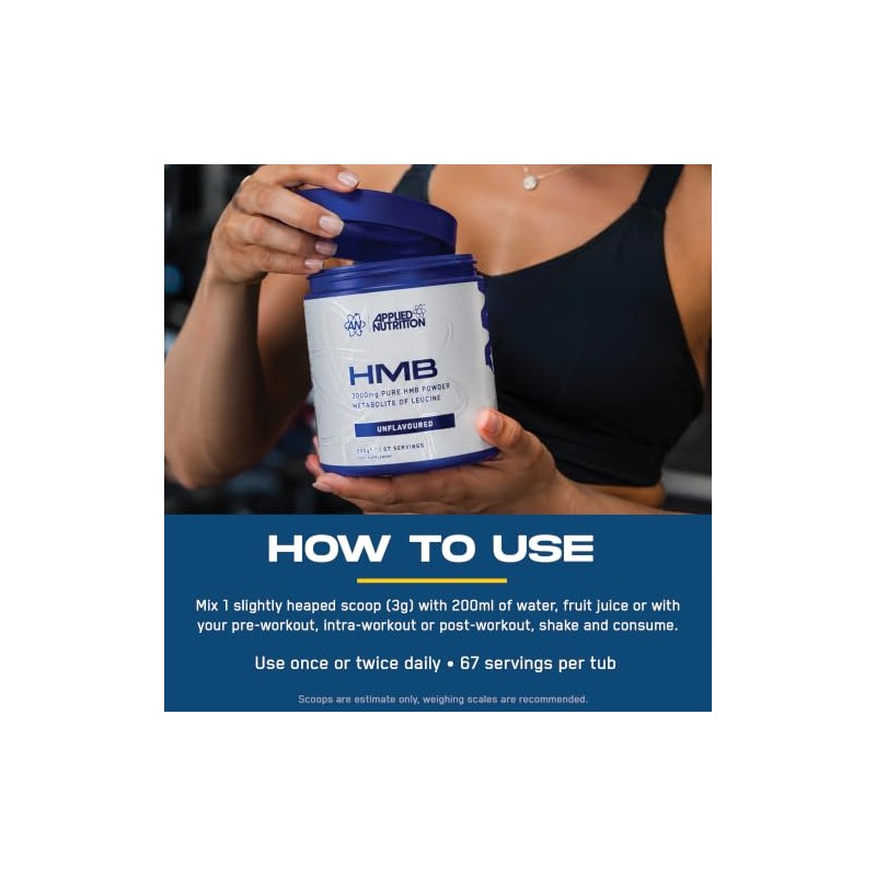 Applied Nutrition - HMB Powder - 3000mg Pure Formula -
