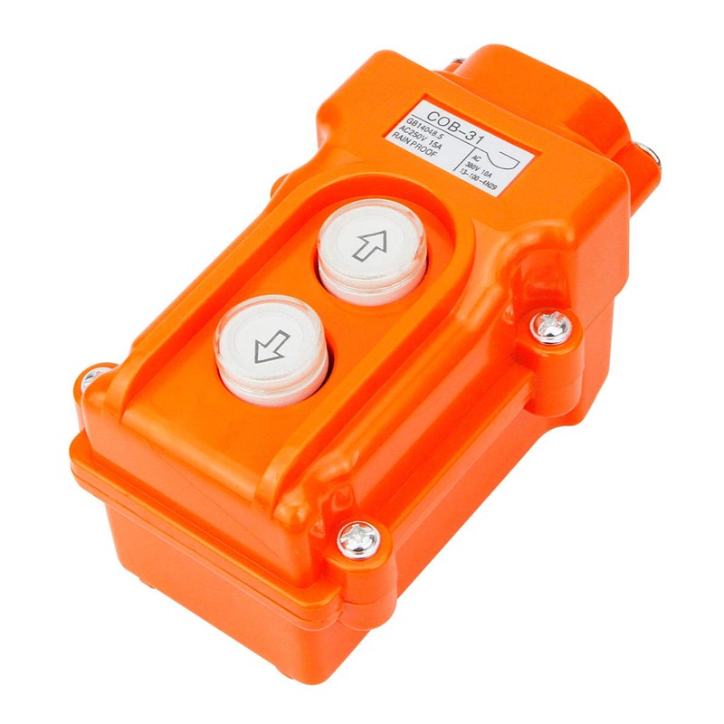 Electrical Buddy Monmentary Up Down Button Hoist Pushbutton Switch COB31