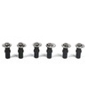 Hibbent 6 Pack Universal Toilet Seat Hinges Screw, Blind Hole