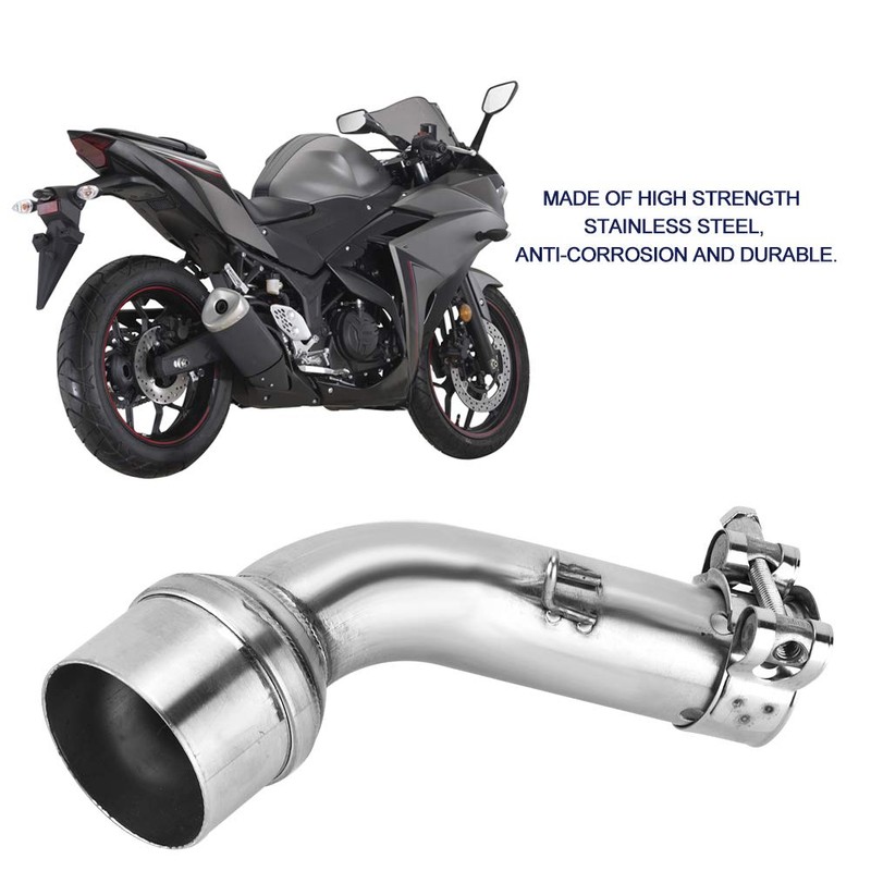 r3 mid pipe + Exhaust Mid-Pipe Motorcycle Middle Pipe Link