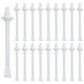 Plastic Wax Applicator Sticks and Disposable Spatulas - 50 Pieces for Nostril Cleaning, Nose Hair Removal, and Waxing