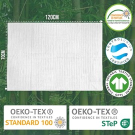 Towelogy Bamboo Bath Towels 70x120cm Quick-Drying Ideal for Adults, Gym & Travel OEKO-TEX Certified Also Perfect as Kids Bath Sheet (2, Snowy)