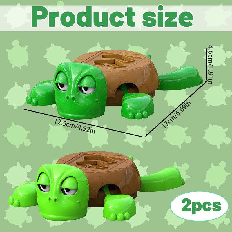 2Pcs Turtle Cup Holder, Turtle Coaster Creative Open-Eyes Tea Coaster