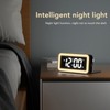 Wireless Charging Alarm Clock USB Reverse Charging LED Large Screen
