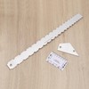 eMagTech 3Pcs Guitar Neck Ruler String Action Gauge Ruler Fret