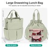 Hafmall Insulated Lunch bag for Women, Large Lunch Box Drawstring