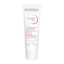 BIODERMA, Crema Facial, Sensibio DS, Purificante Suave para Piel Sensible, Elimina Escamas y Enrojecimiento, 40 ml                                    