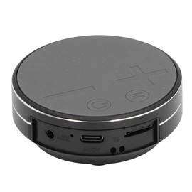 Bone Conduction Speaker, Portable Speaker with Suction Patch, Stereo Bass Sound Mini Size Music Player Small Speaker for Home Outdoor Party (Black)