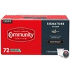 Community Coffee Signature Blend 72 Count Coffee Pods, Dark Roast,