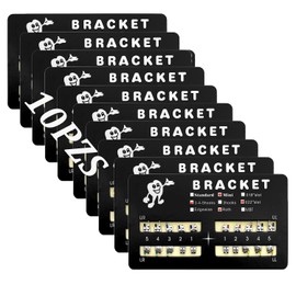 10 Paquetes Kit De Ortodoncia Metálicos Para Brackets,Roth 022 Ganchos 3-4-5,Brackets Ortodoncia Profesional Acero Inoxidable,Bracket De Ortodoncia Con Gancho Para Tratamiento De Ortodoncia Dental