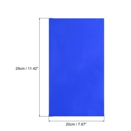 sourcing map 50 Sheets Heat Reactive Foil, 20x29cm Blue Foil Transfer Sheets Toner Reactive Foil Transfer Foil Sheets Hot Foil Stamping Paper for Crafts DIY Cardmaking Album Decoration