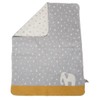 David Fussenegger Mila Baby Blanket Elephant in Rain 75 x