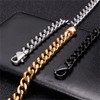 13mm Wide Cuban Link Chain Necklace for man and Woman-Gold