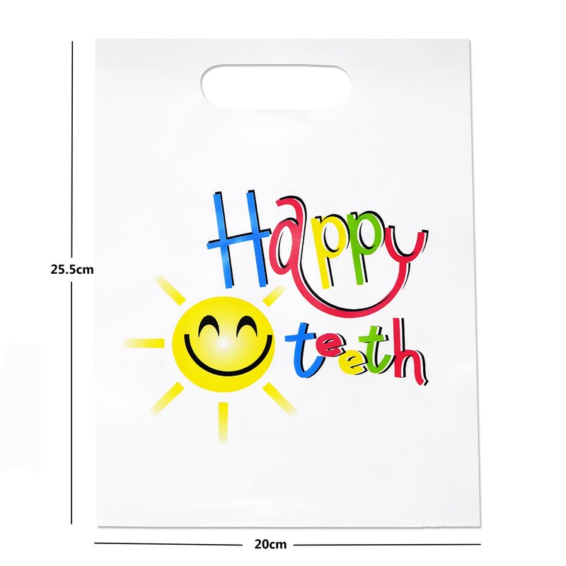 Happy Teeth Bags ~ Childrens Dental Care Essentials (10 Bags)