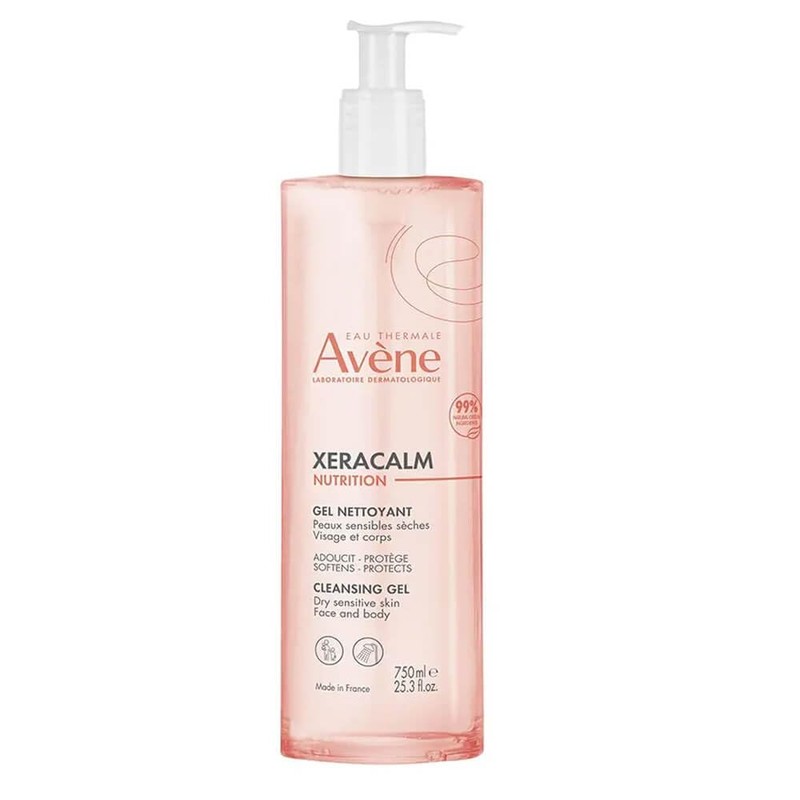 Avene XeraCalm Nutrition Cleansing Gel for Dry Sensitive Skin 750