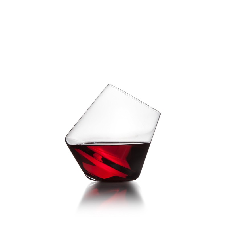 Sempli Cupa-Vino Stemless Wine Glasses Set of 2 - Hand