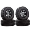 KEEDA 100 mm Rubber Tyres with 1.9 Inch Metal Beadlock
