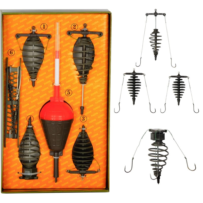 Float Assembly Set with Feeder and Leader Hook Angler Surface