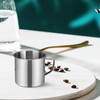Hemoton Stainless Steel Water Cup 5-Pack Multipurpose Water Drinking Cups