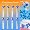 Bitvae R1 Rotating Electric Toothbrush with 8 Brush Heads for