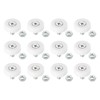 PATIKIL 22mm Drawer Rollers, 12 Plastic Drawer Pulley Replacement Wheels