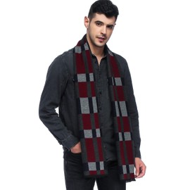 HOYAYO Mens Classic Warm Long Winter Scarf