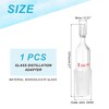 PATIKIL Glass Distillation Adapter, 1 Pcs 24/40 Borosilicate Glass Outer