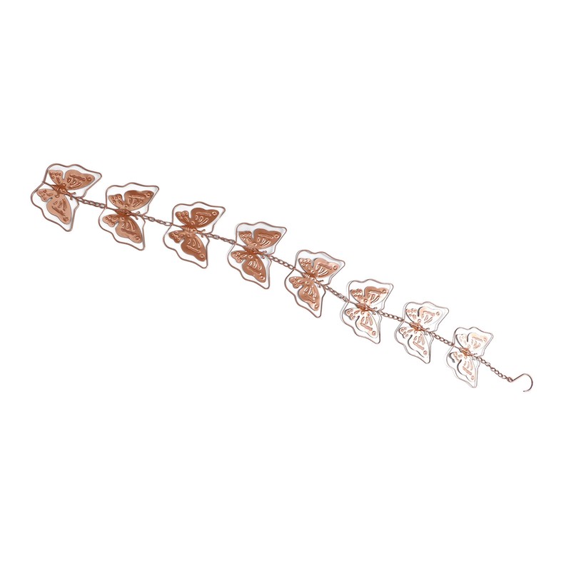 Butterfly Rain Chain Metal Outdoor Decorative Downspout Hanging Drainage Rain
