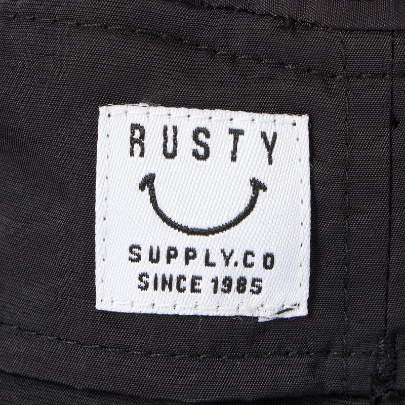 Rusty 963903 Kids Surf Hat, Black