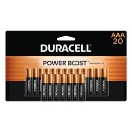 Duracell - Baterías alcalinas de Coppertop AAA - Larga Duración, Triple con uso profesional Una batería para el hogar y el negocio - 20 cuentas