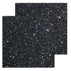 FaeliKnise Glitter Acrylic Sheets 1/8 in Thick 8x8 Cast Sparkly Acrylic Sheets 3mm for Laser Cutting, Engraving, Invitation Blanks, Signs, Festival Decorations (2, Black, 8"x8")