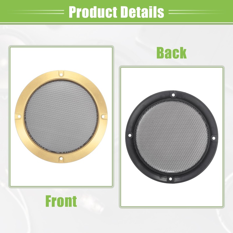 ACROPIX Universal 5" Car Speaker Grills Cover Mesh Round 5