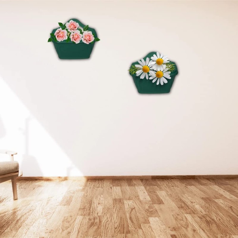 PHG Stylish Wall Flower Planters | Elegant Outdoor Plastic Planters