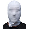 Balaclava in White with Mesh in Front of Eyes for