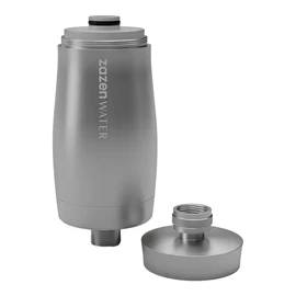 zazen Water Infinity Shower Filter, Brushed Silver