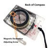 GooBeeZ Map Baseplate Compass with Adjustable Declination Clinometer Magnifying Glass