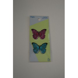 Wright Applique- Iron On - Multi-color Butterflies