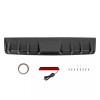 KEEPDSGN Carbon Rear Bumper Diffuser w/ LED Tail Brake Light